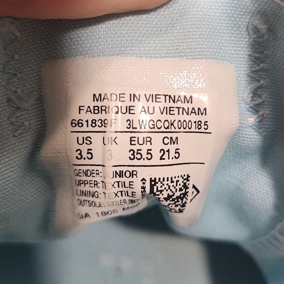 CONVERSE Chuck Taylor All Star Confetti Low Top - White - Size 3.5 - Picture 8 of 10